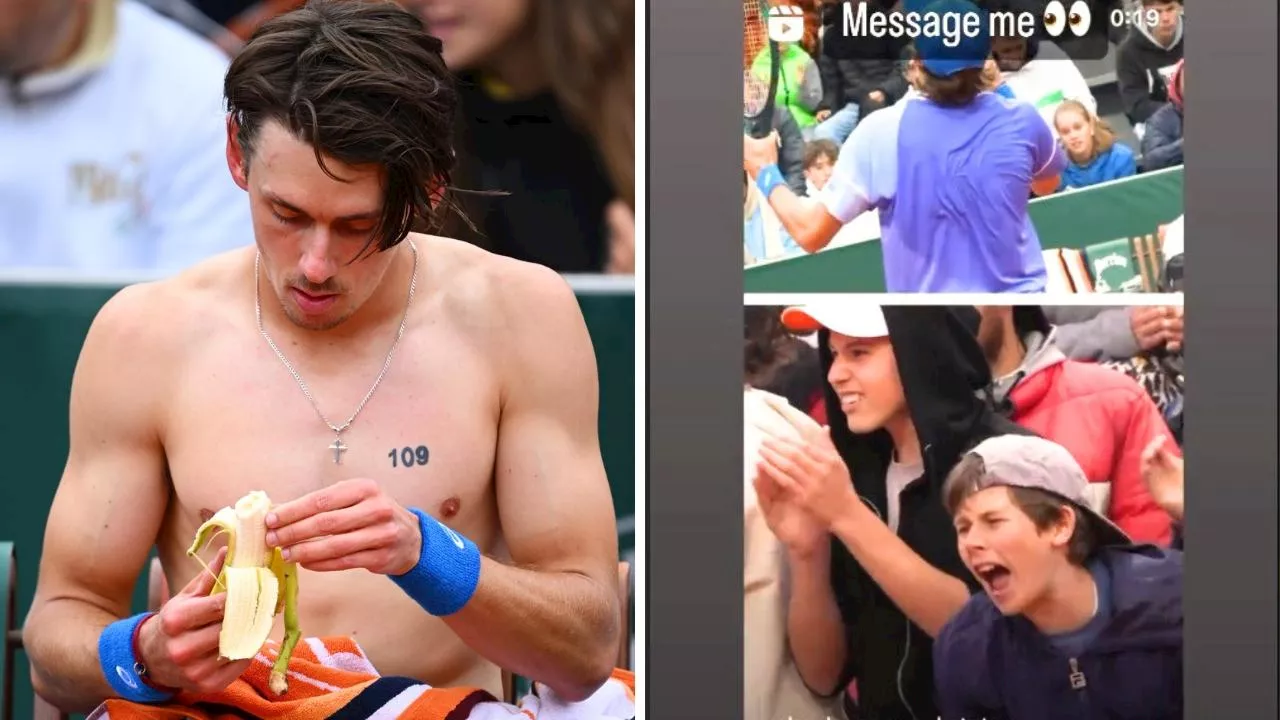 ‘Need to find you’: De Minaur’s classy act with superfan goes viral