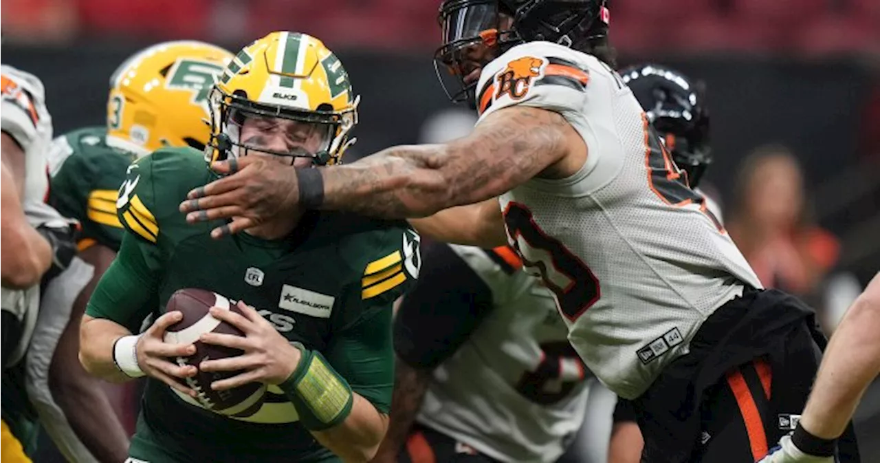 Edmonton Elks close out pre-season with 26-9 loss to B.C. Lions