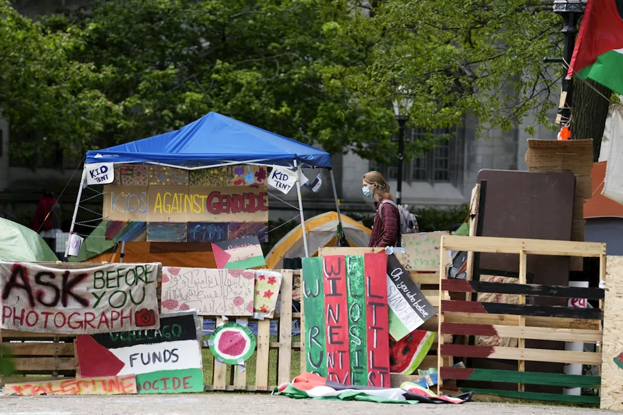 Disruptions at University of Chicago graduation as school withholds 4 diplomas over pro-Palestinian protests