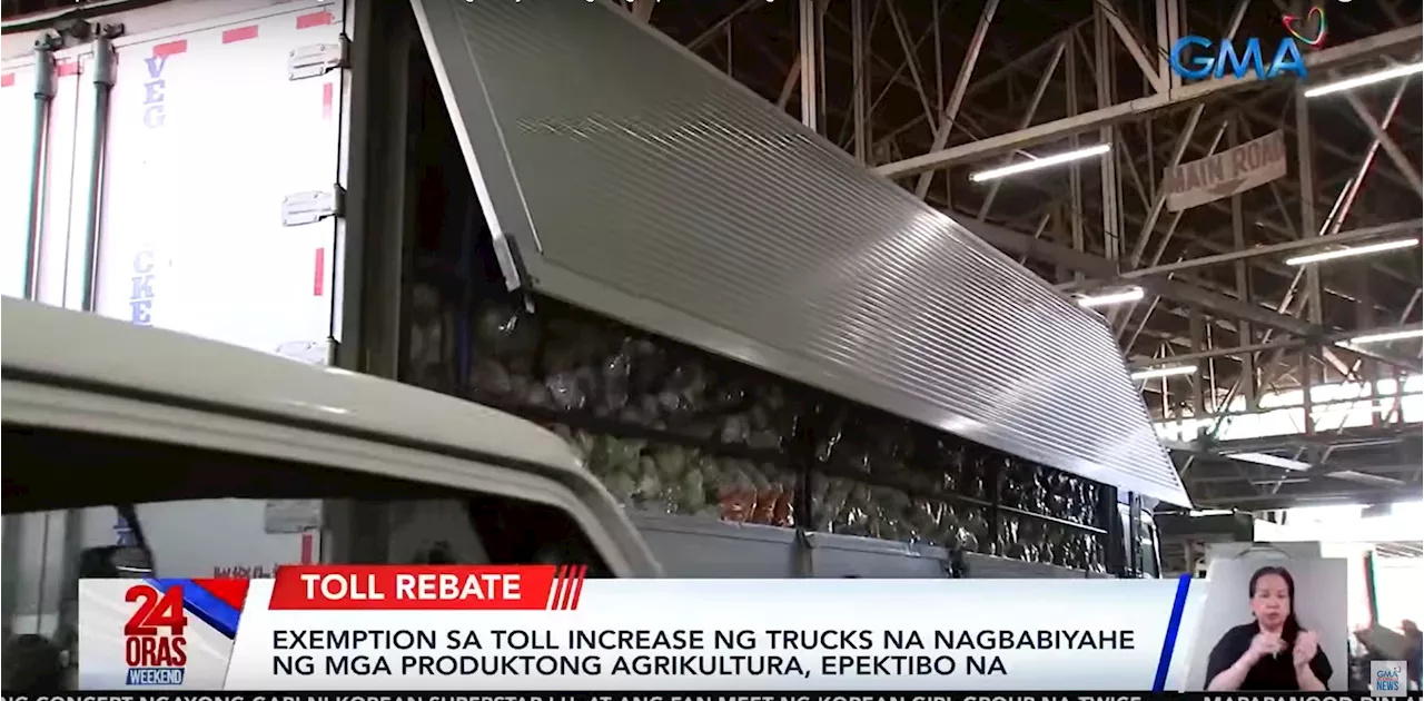 Agri truckers toll rebate comes into effect on Saturday