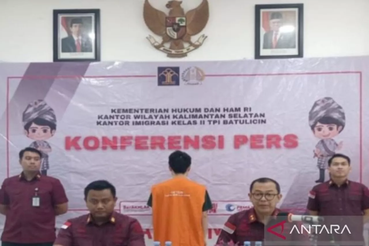 1 WN Tiongkok Dideportasi Imigrasi Batulicin, Ini Sebabnya