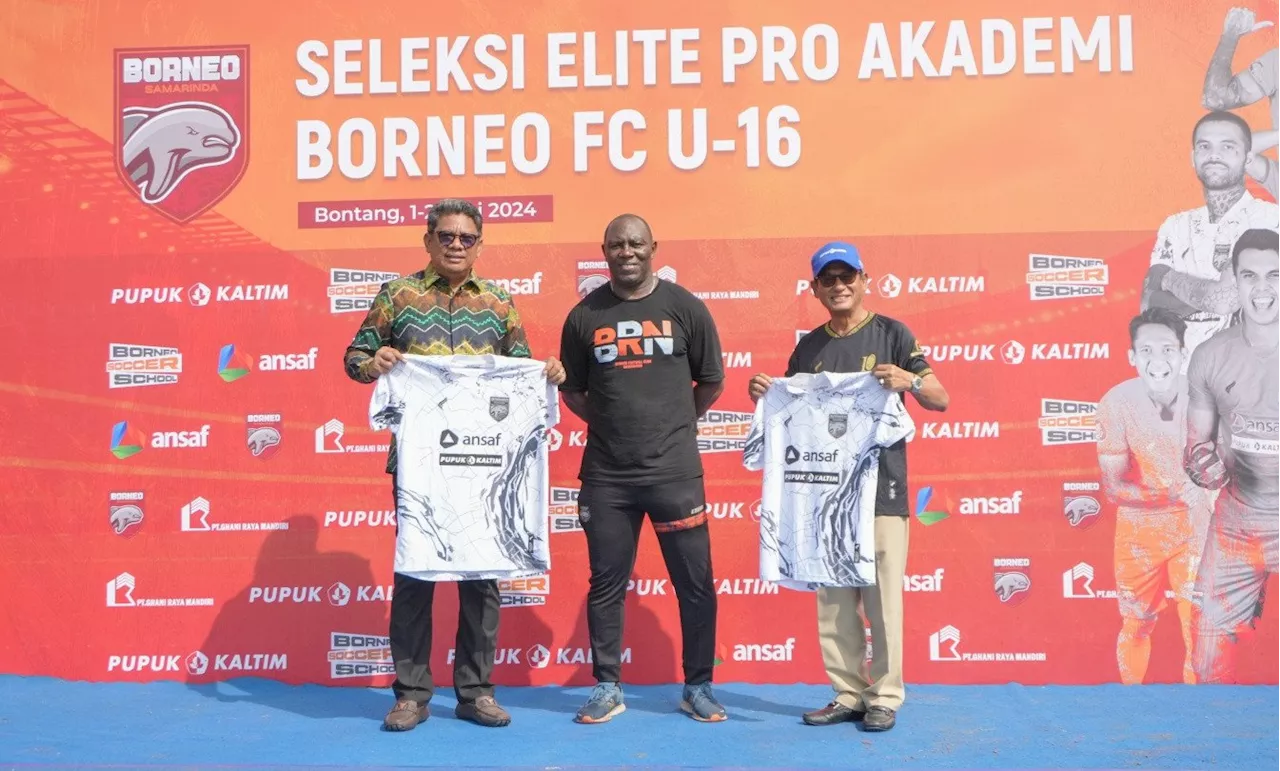 Pupuk Kaltim Fasilitasi Seleksi Terbuka Borneo FC U-16 di Bontang