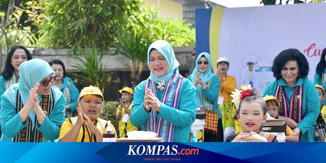 Kemendikbud Ristek Gelar Lokakarya Membaca dan Bercerita bersama Ibu Negara di NTB