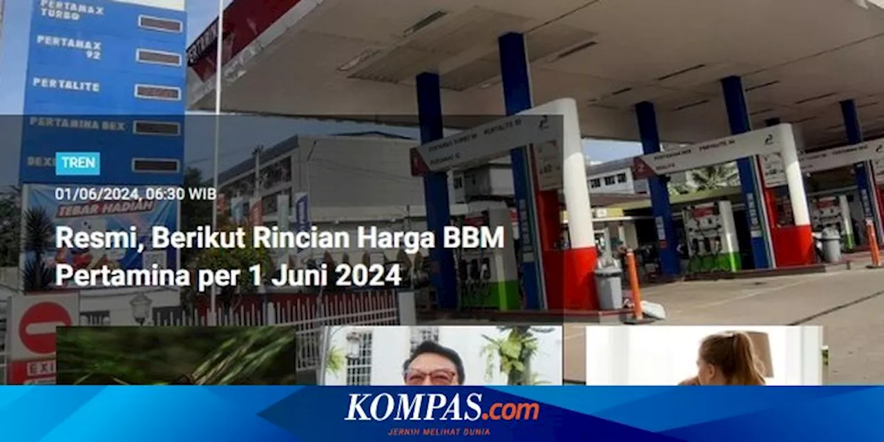 [POPULER TREN] Harga BBM Pertamina per 1 Juni 2024, Asal-usul Kata Duit