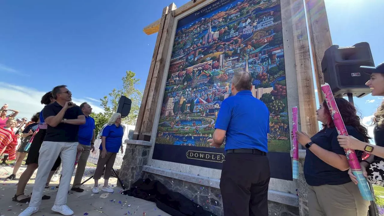 Eric Dowdle's new South Jordan mural is one piece in a great American puzzle