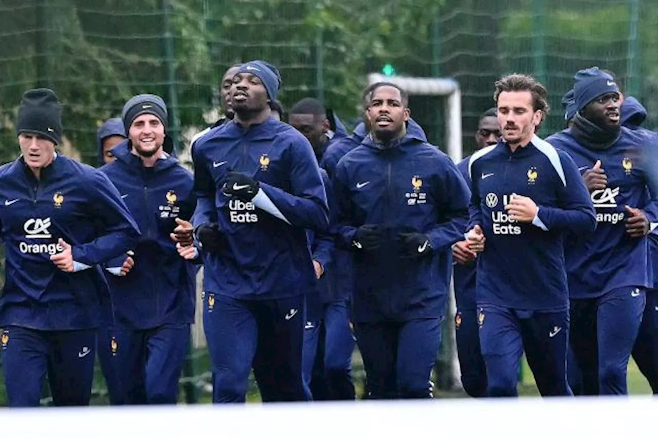 Dans la fraîcheur de Clairefontaine, les Bleus transpirent avant l'Allemagne