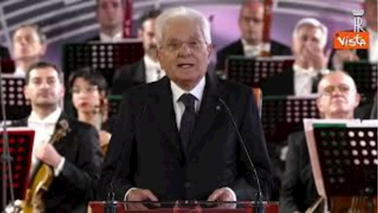 Mattarella: &#034;Impegno per la pace ma senza baratti insidiosi&#034;