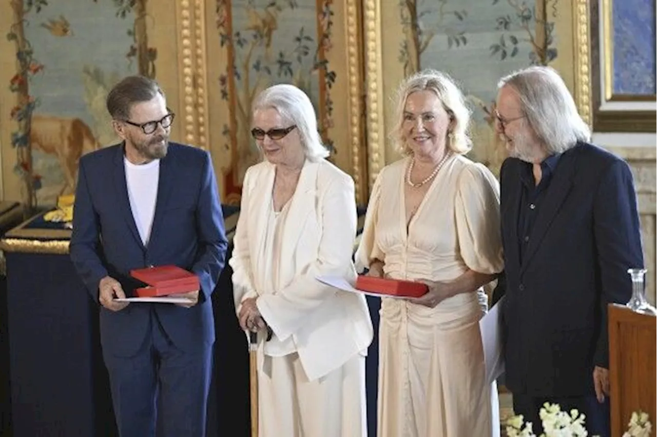 ABBA get a prestigious Swedish knighthood for their pop career that started at Eurovision