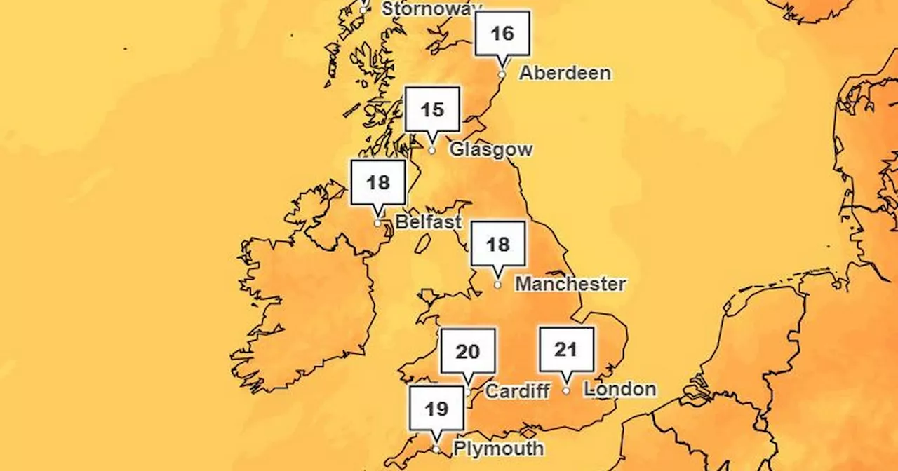 UK's weekend weather as Met Office says summer heatwave 'likely'