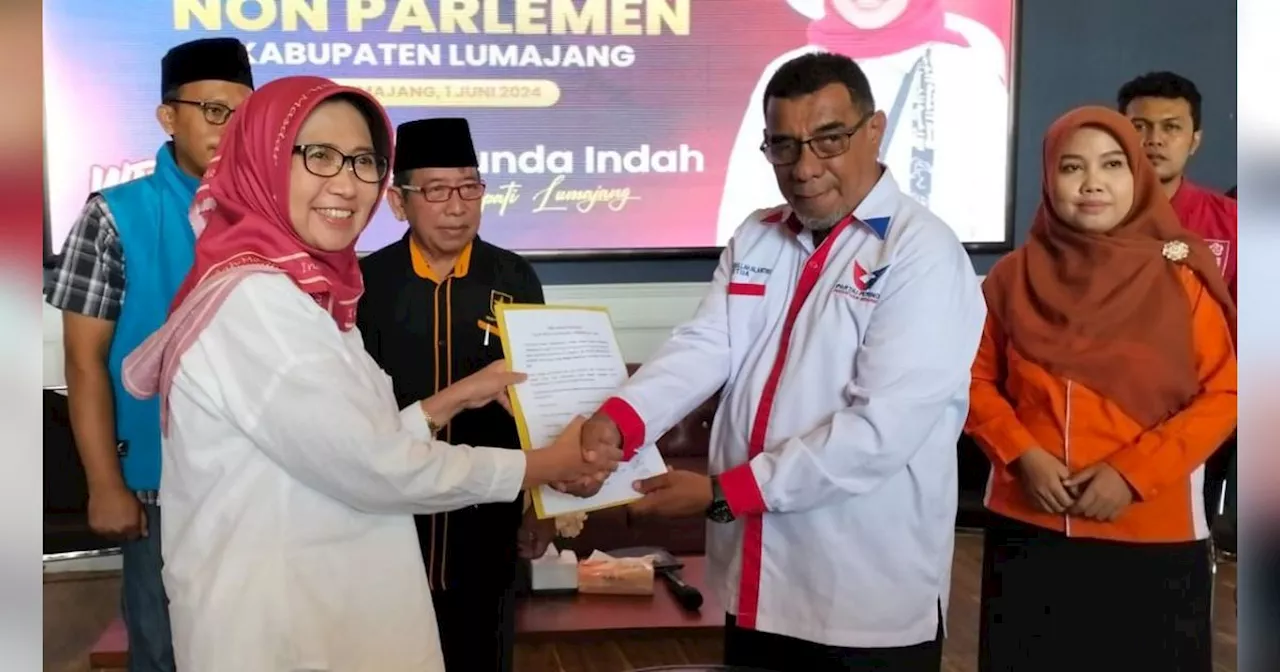 Pilkada 2024, Mantan Waki Bupati Indah Amperawati Didukung 8 Parpol Jadi Bakal Calon Bupati Lumajang