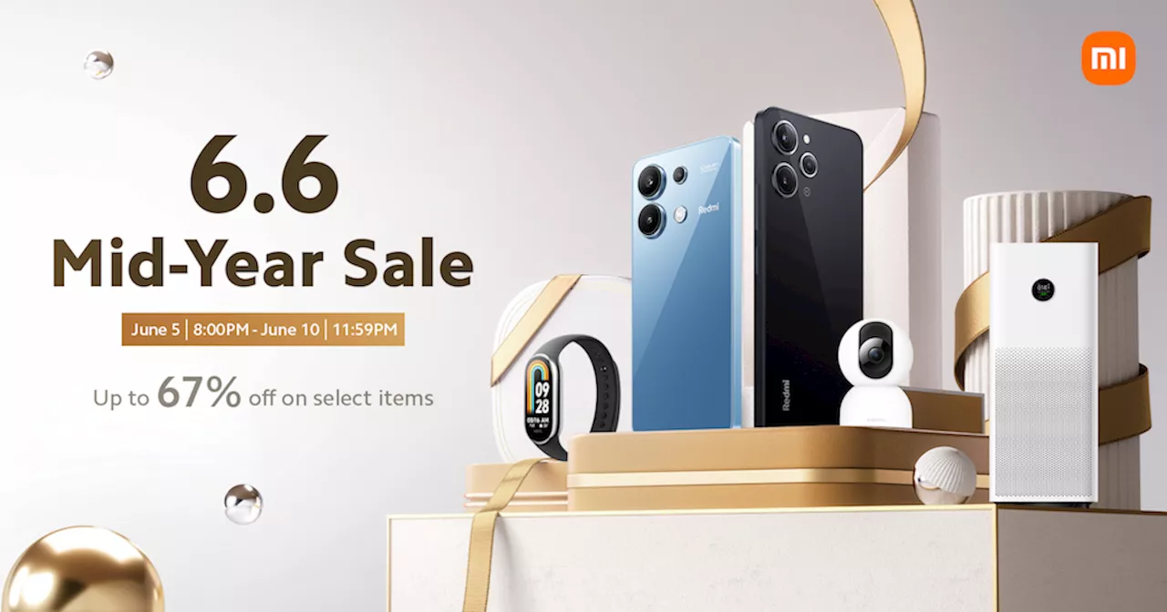 Xiaomi slashes up to P3,400 off smartphones, AIoT devices this 6.6