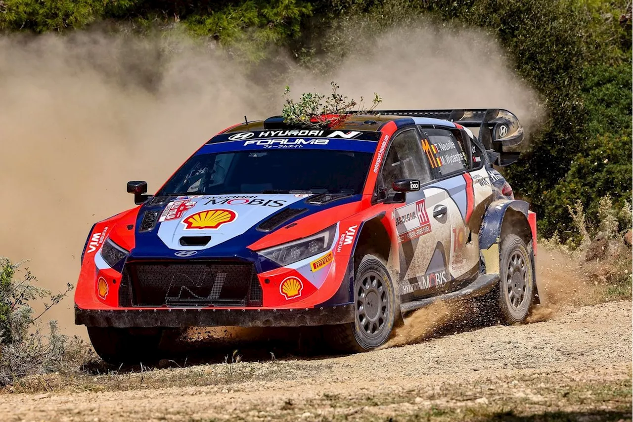 WRC Rally Sardinia: Points leader Neuville crashes out, Tanak leads Ogier