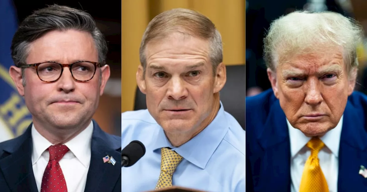 ‘There is no line’: Speaker Johnson, Jim Jordan and others push back against Trump conviction