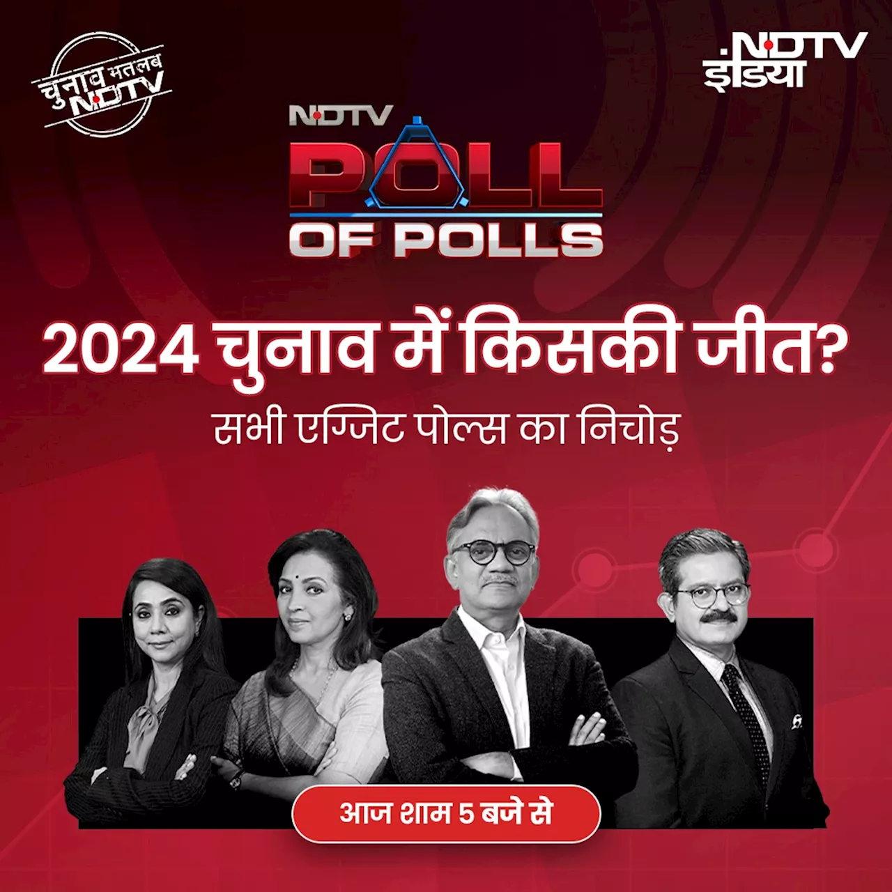 NDTV पोल ऑफ पोल्स : अबकी बार NDA 350 पार, दक्षिण में BJP का 'वड़क्कम', उत्तर में मोदी की आंधी