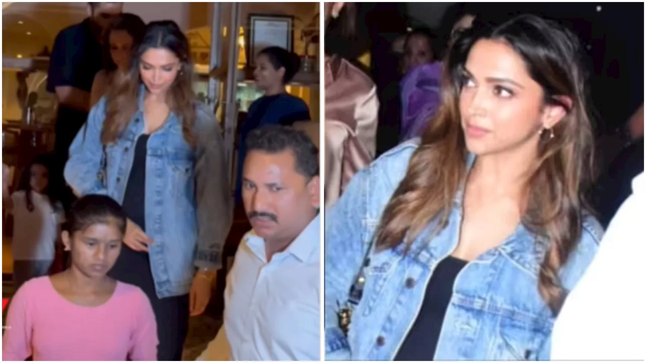 Deepika Padukone: बेबी बंप छिपाती नजर आईं प्रेग्नेंट दीपिका पादुकोण, मॉम के साथ मुंबई में किया डिनर