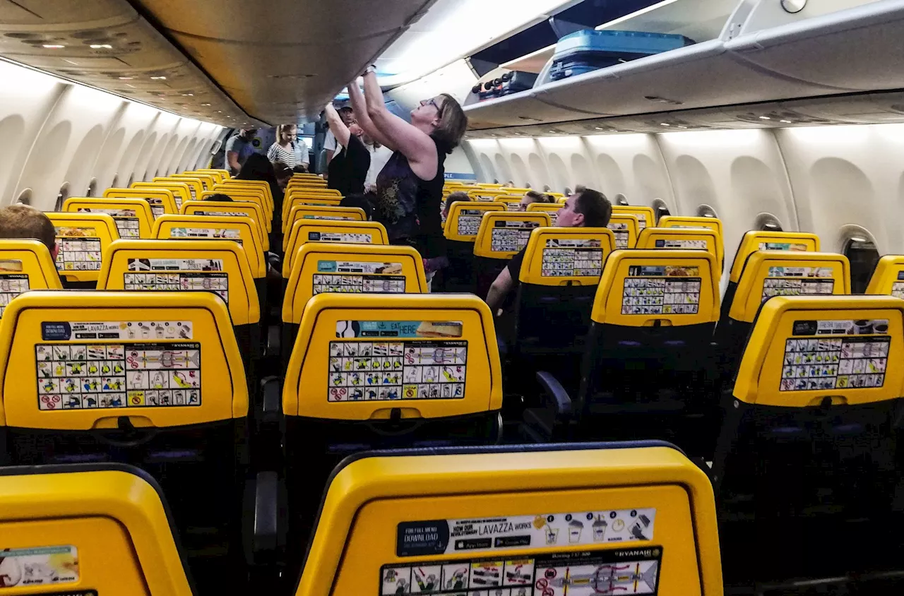 Ryanair among airlines hit with €150m fine for hand luggage pricing