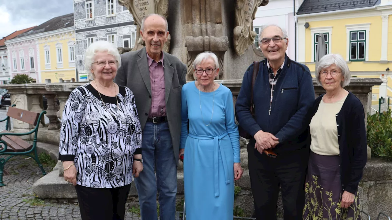 Besonderes Treffen: Ehemalige Maturanten sind Freunde seit 63 Jahren