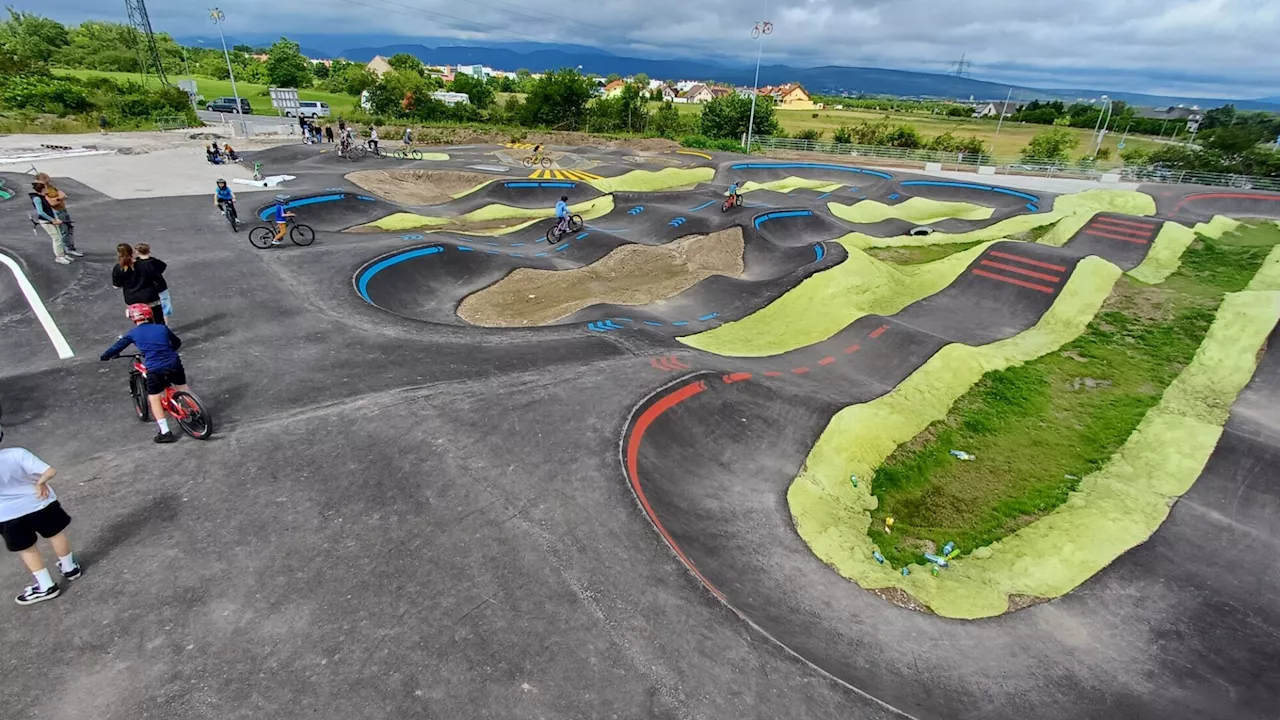 Pumptrack am Zehnergürtel schon vor Eröffnung ein Magnet