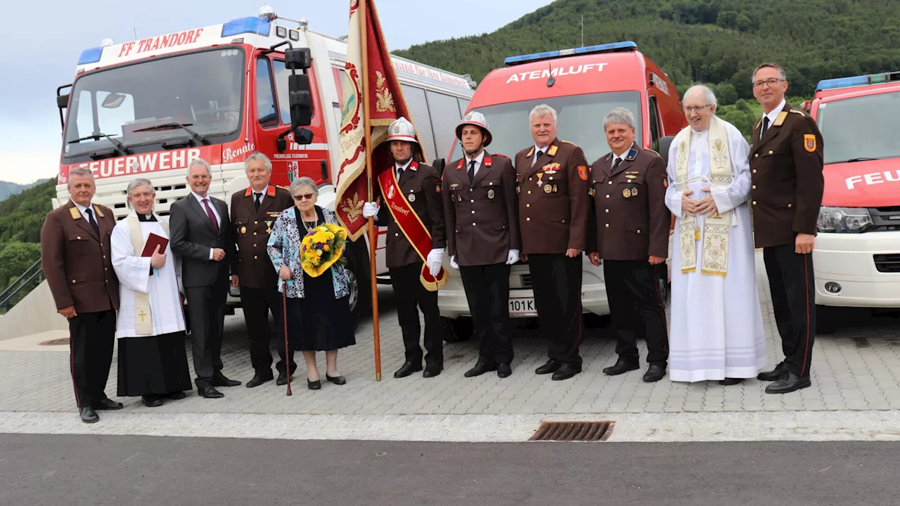 Segen für neues Trandorfer Feuerwehrhaus