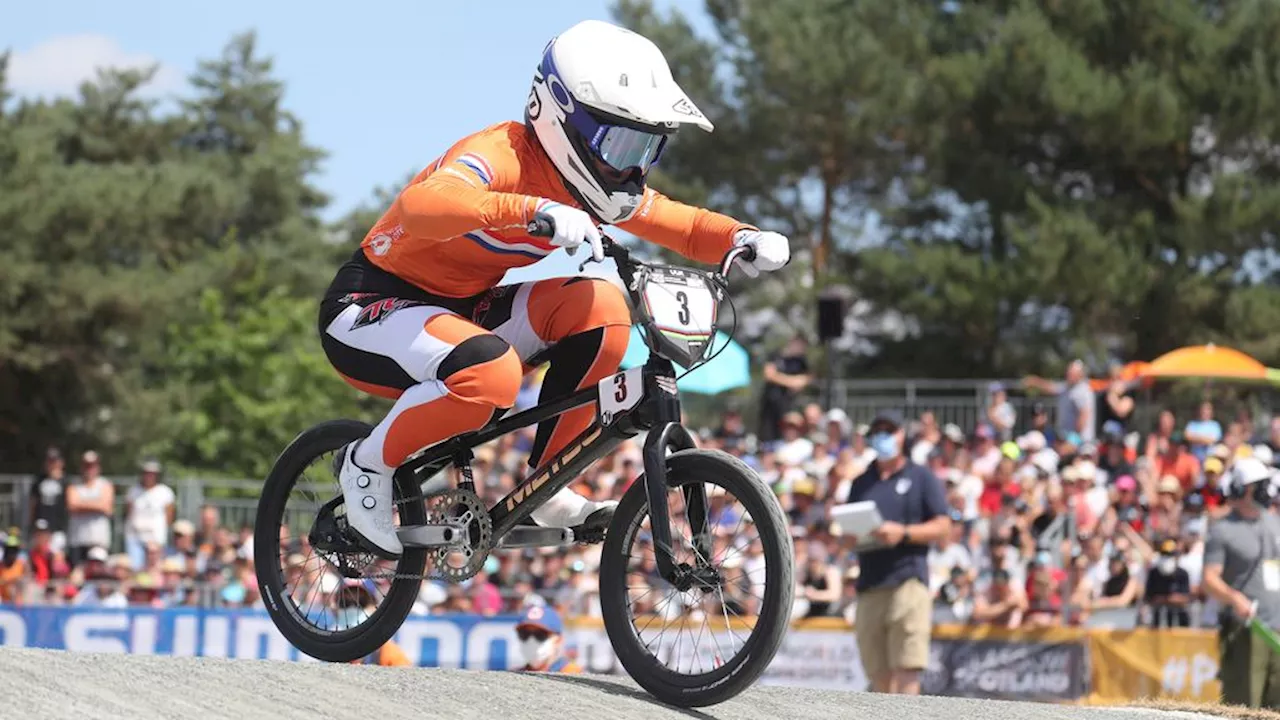 Ruim 50 dagen voor Olympische Spelen pakt BMX'er Laura Smulders zilver op EK