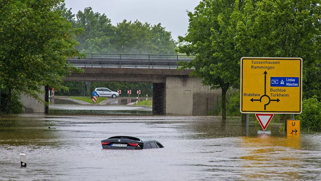 Regen ohne Ende: Süddeutschland versinkt in den Fluten