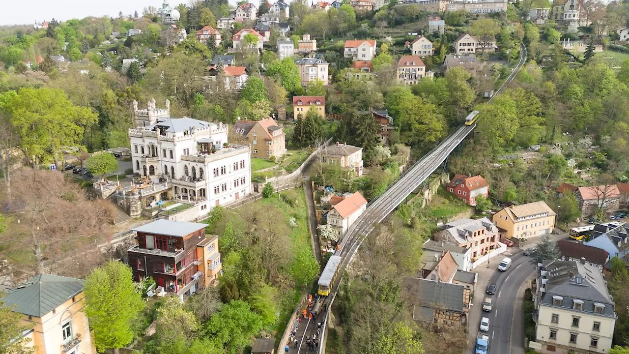 Sachsen: Dresdner Standseilbahn mit neuem Tüv wieder in Betrieb