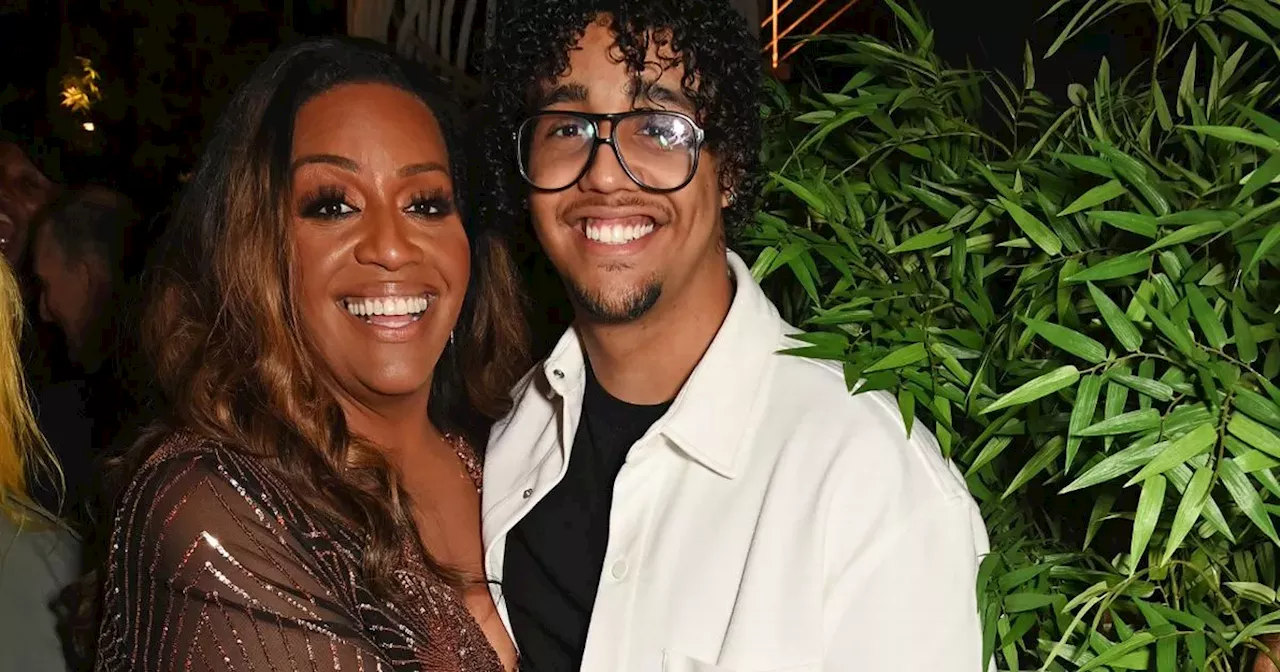 Alison Hammond parties with rarely-seem son Aidan at DJ Fat Tony’s engagement