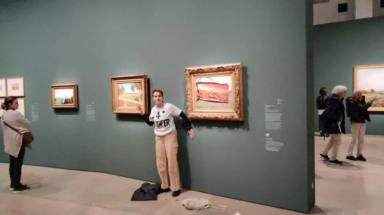 Une militante de Riposte Alimentaire interpellée après une action contre un Monet au Musée d’Orsay