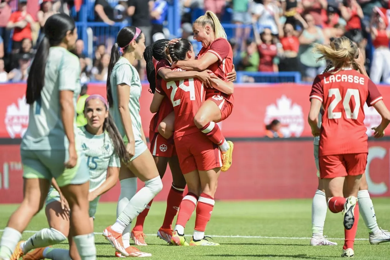 Evelyne Viens the spark as Canadian women's soccer team defeats Mexico 2-0