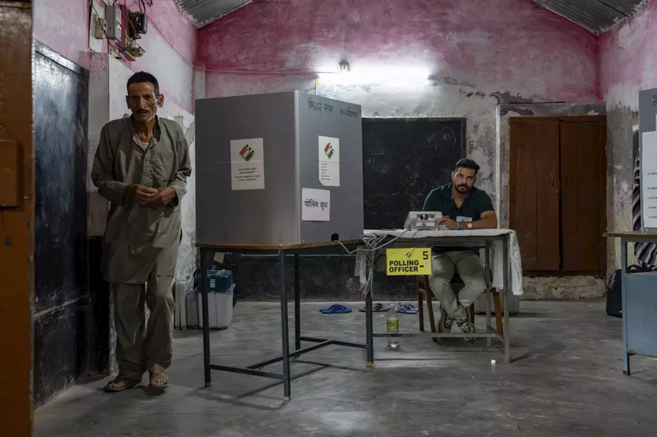 Voting ends in the last round of India's election, a referendum on PM