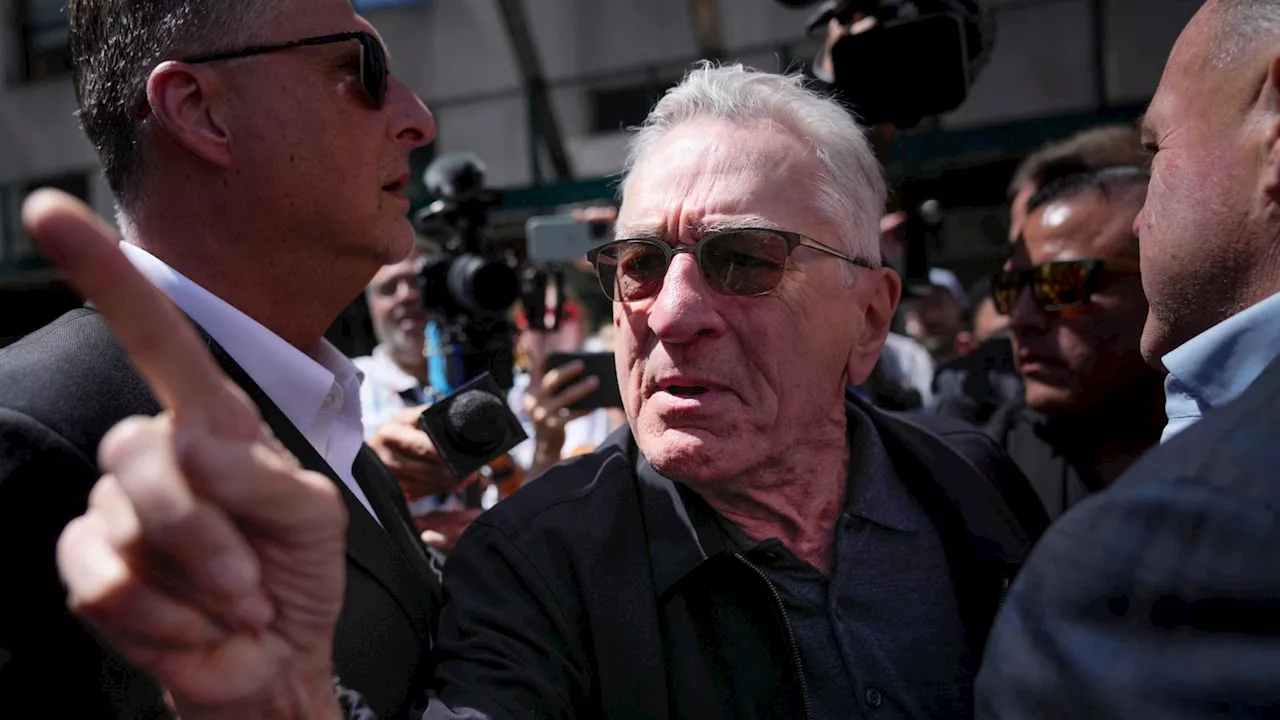 Robert De Niro has award withdrawn after calling Donald Trump 'monster' outside of trial