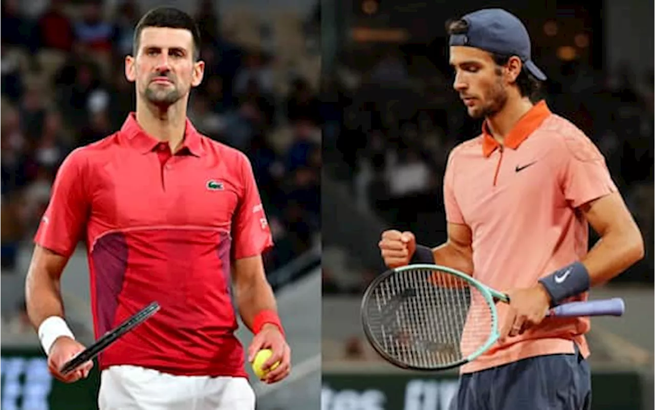 Musetti-Djokovic LIVE sul canale 210 Sky