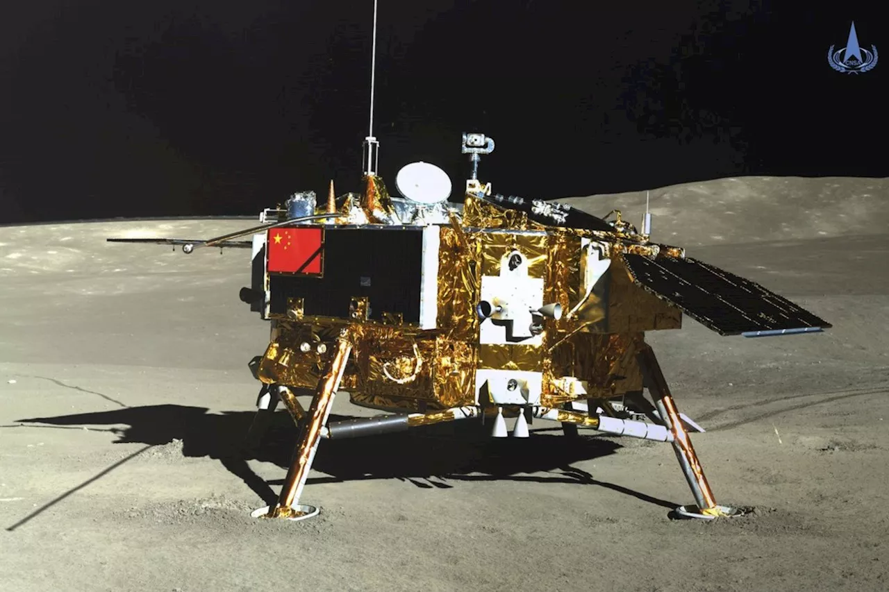 A Chinese spacecraft lands on moon's far side to collect rocks in growing space rivalry with US