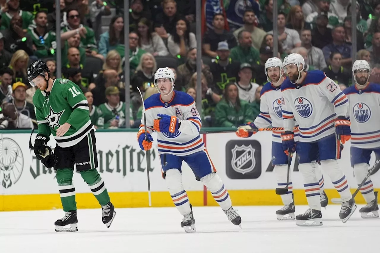 Nugent-Hopkins leads Oilers past Stars to take 3-2 lead in Western Conference final