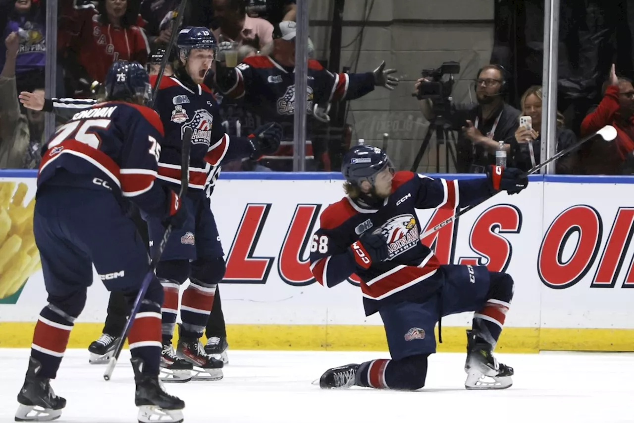 Spirit rout Warriors 7-1 to book spot in Memorial Cup final against rival Knights