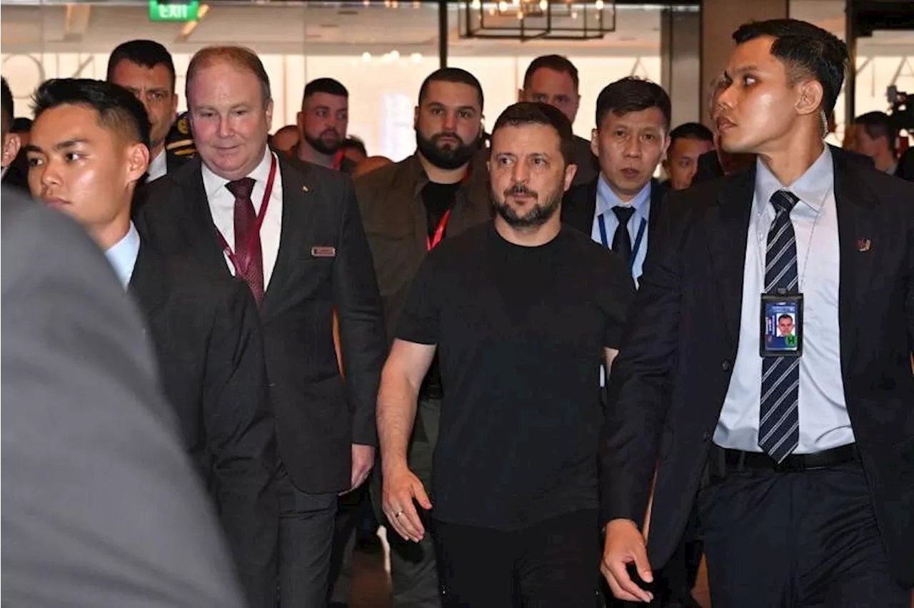 Ukraine’s Zelensky arrives in Singapore, to speak at Shangri-La Dialogue on June 2