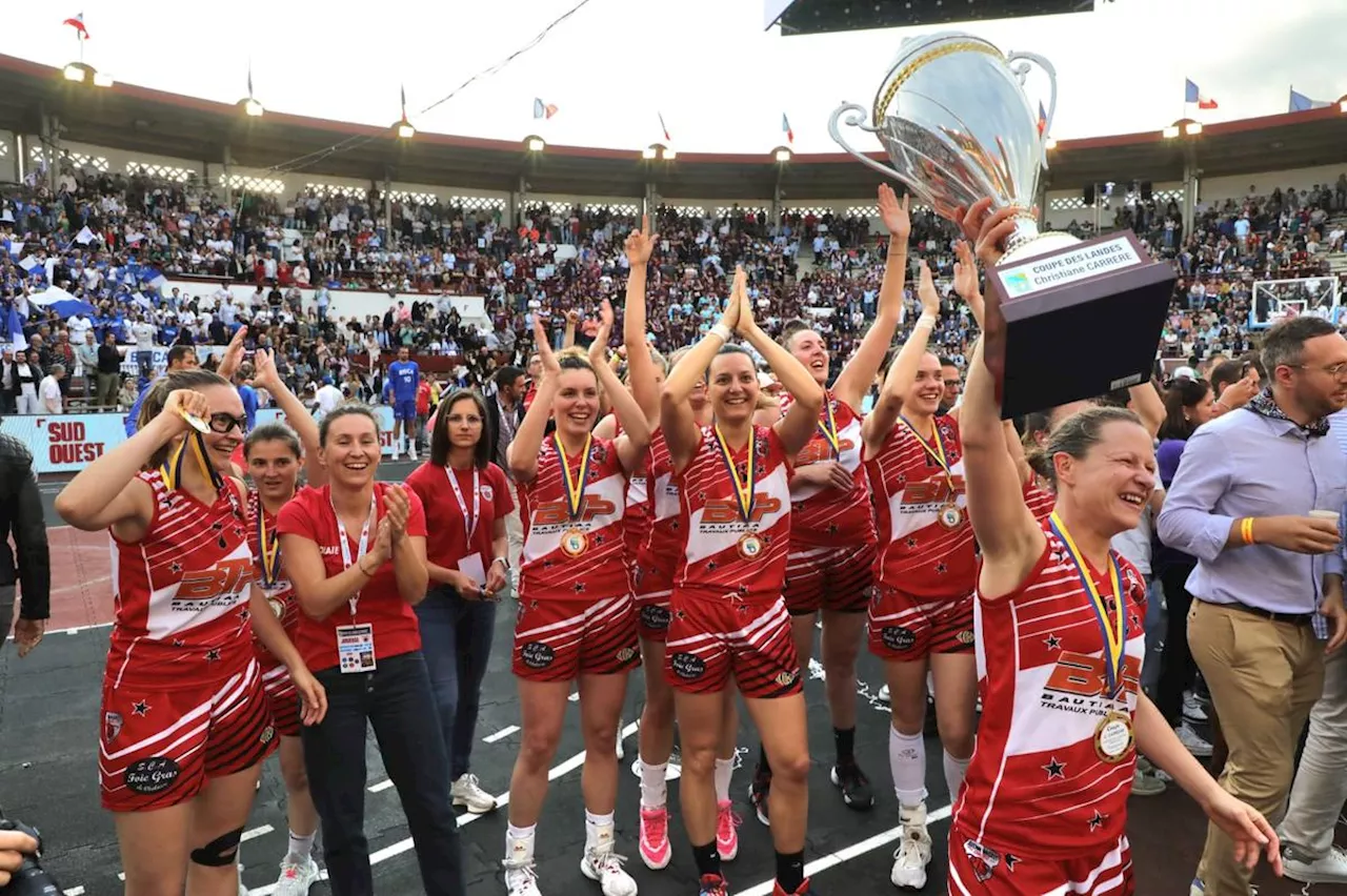 Finale féminine de la Coupe des Landes : l’Avenir Basket Chalosse a pris son temps mais s’offre sa première couronne au Plumaçon