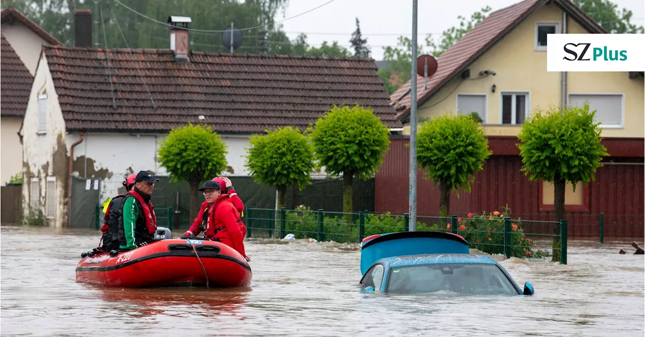 Wetter in Bayern: Das Hochwasser in Bildern