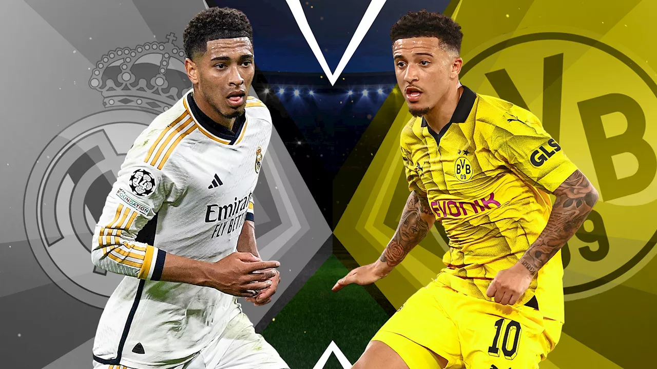 Champions League Final LIVE: Bellingham meets Sancho at Wembley as Real Madrid battle Borussia Dortmund