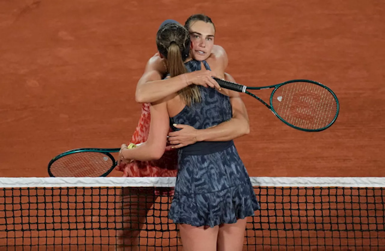 Aryna Sabalenka beats best friend Paula Badosa in straight sets at French Open