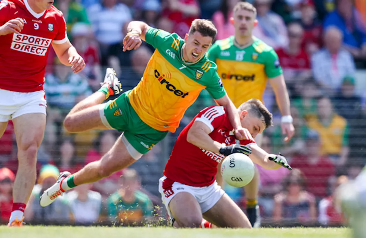 Cork fire three goals to upset Donegal in All-Ireland series