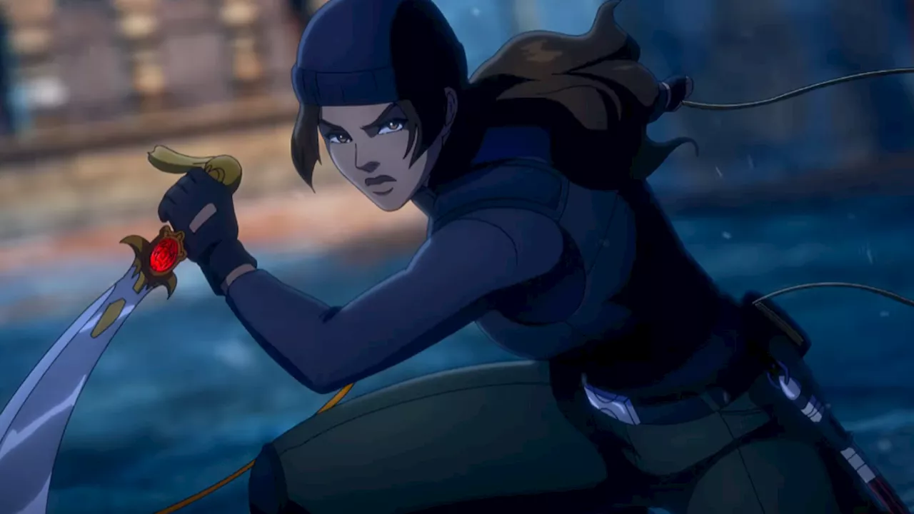 Lara Croft is a full-blown action hero in the first teaser for Netflix's Tomb Raider anime