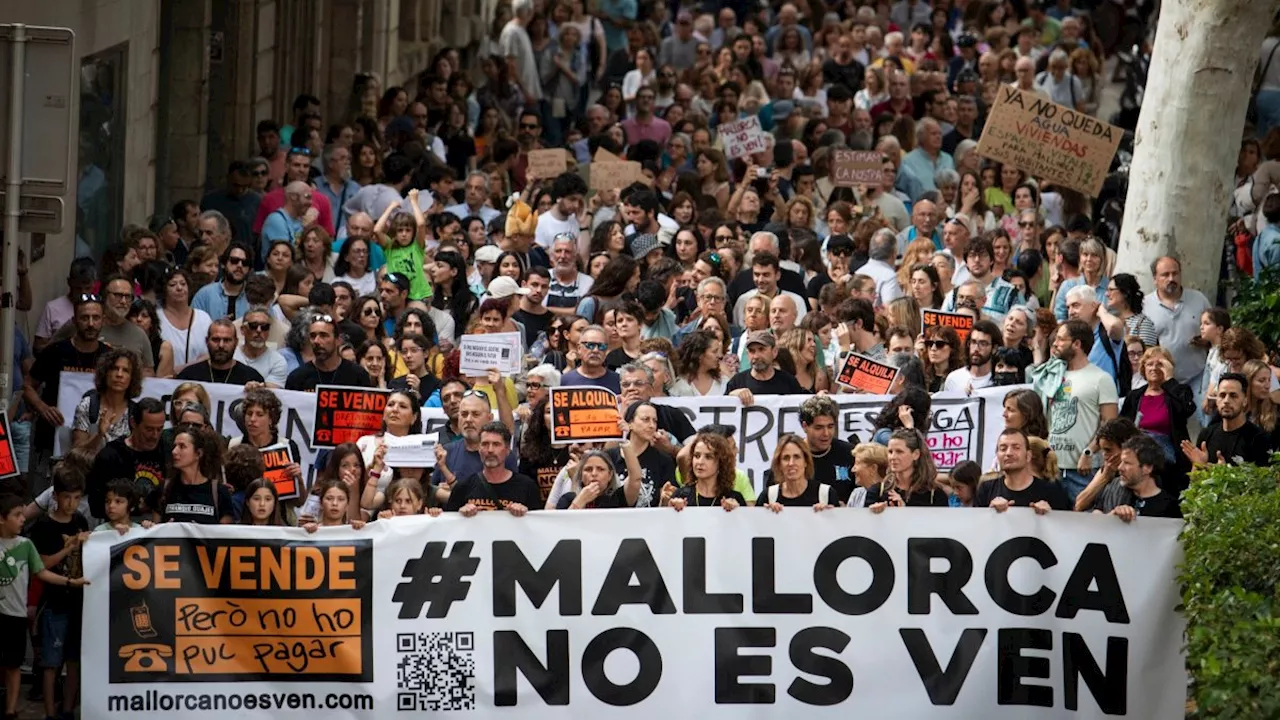 Protesters occupy Mallorca beach in latest anti-tourism demonstration