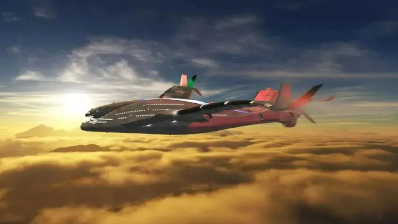 Incredible plan for 3-storey ‘flying hotel’ airliner with cinema & casino that could carry 800 passengers ‘...