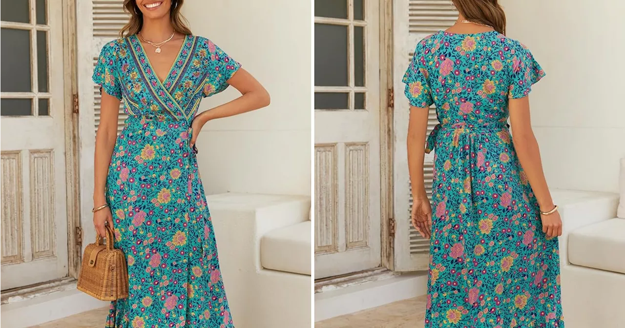 This Gorgeous Floral Wrap Dress Will Turn Heads All Summer