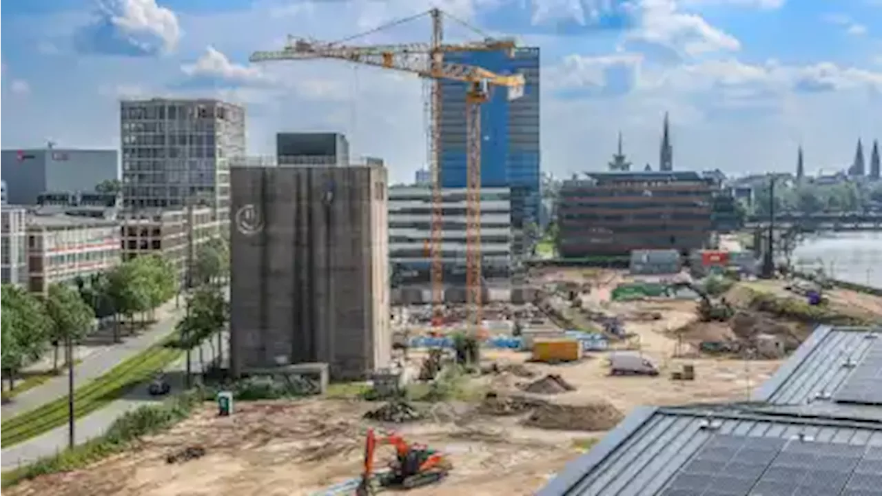 Auf der Bremer Überseeinsel beginnt jetzt der Wohnungsbau