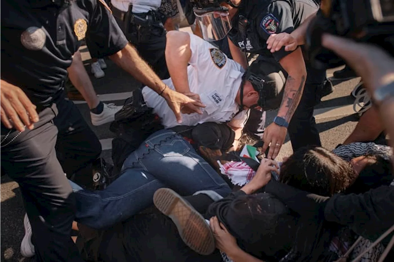 34 in police custody after pro-Palestinian protest at Brooklyn Museum, damage to artwork reported