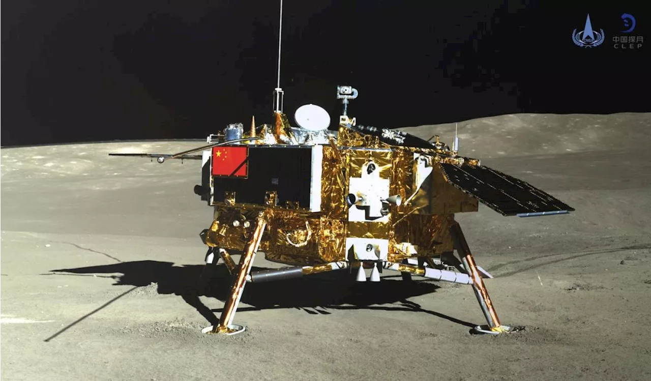 A Chinese spacecraft lands on moon's far side to collect rocks in growing space rivalry with US