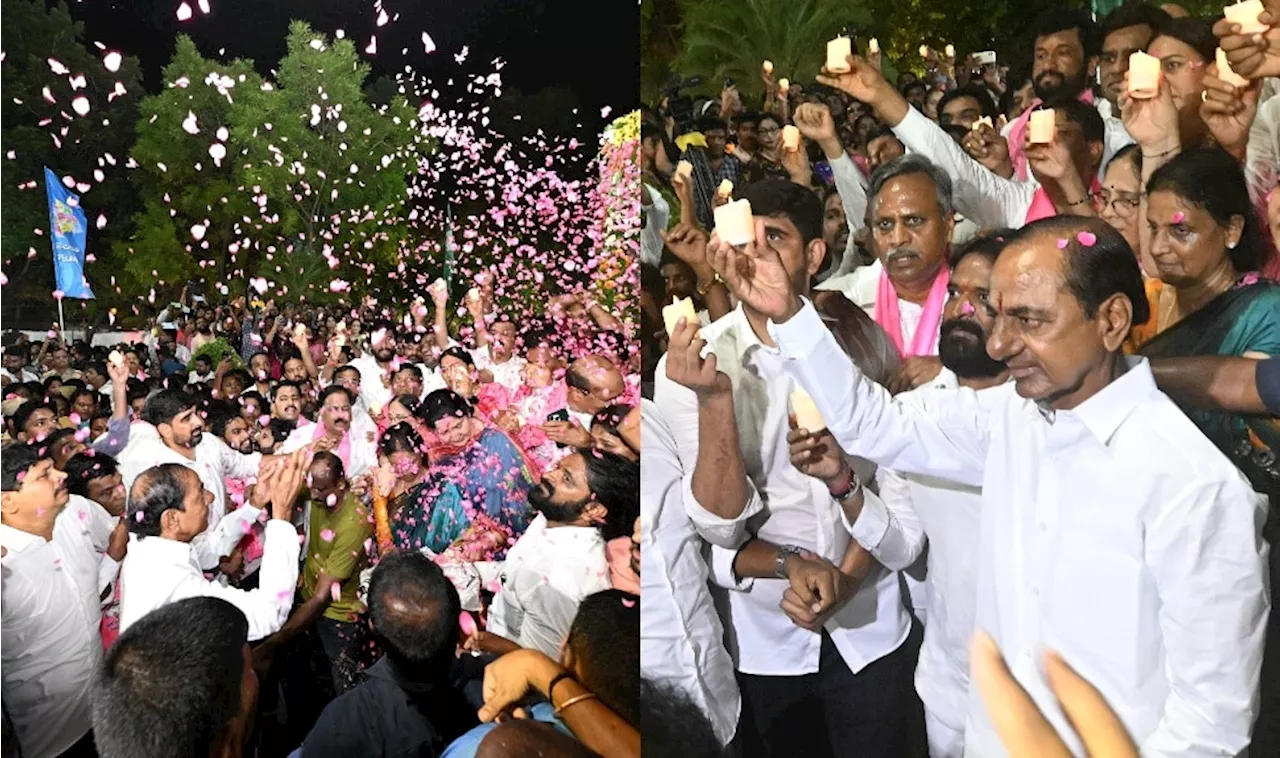 BRS Party Rally: అమరుల యాదిలో గులాబీ దళం.. భావోద్వేగానికి గురయిన కేసీఆర్‌