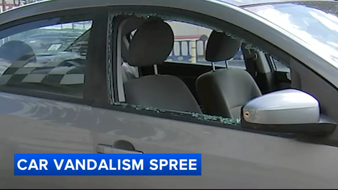 Shattered glass lines West Philadelphia street after multiple car break-ins